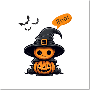 cute pumpkin halloween happy halloween Posters and Art